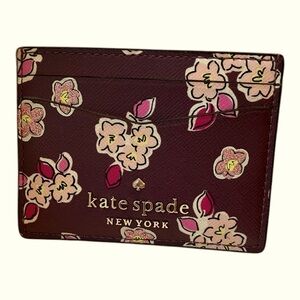 Kate Spade Floral Card Holder